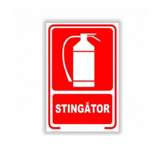 Indicator autocolant stingator (210x150)